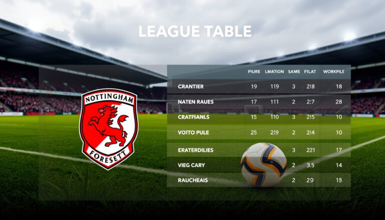 Posiciones de Nottingham Forest: clasificación 2026/27